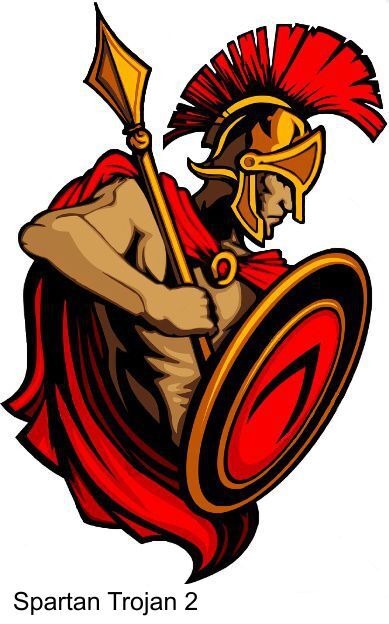 LARGE-SIZED CAR DECALS – SPARTAN TROJAN – 5 CHOICES