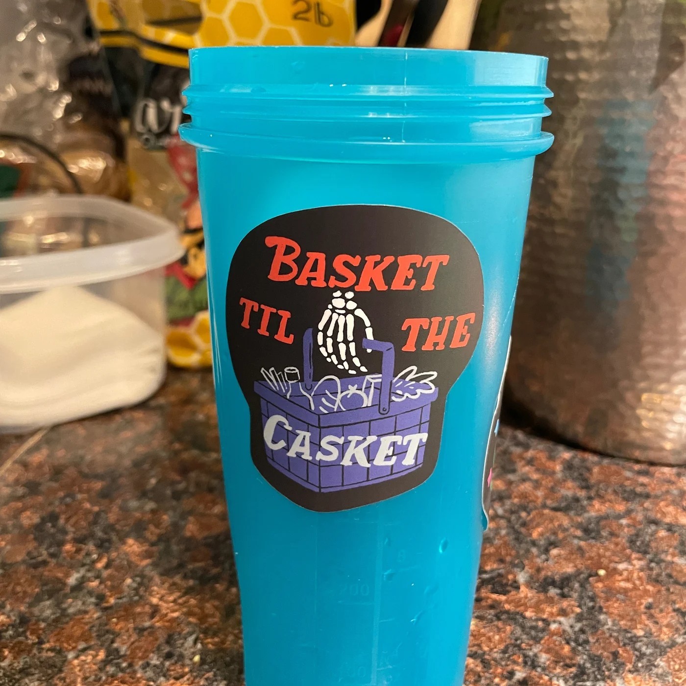 Market Basket Til The Casket sticker -New England Supermarket