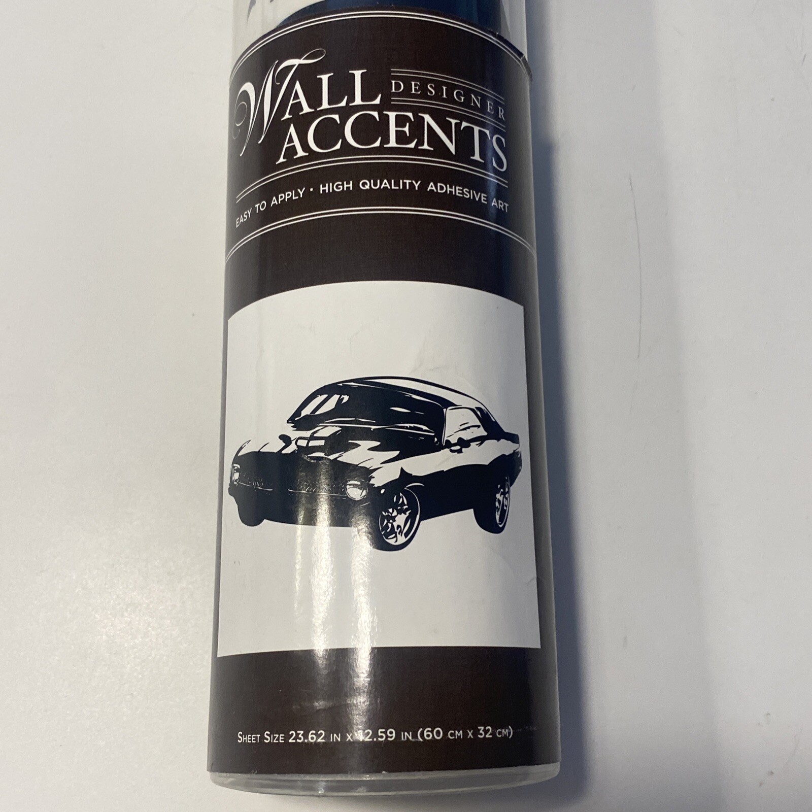 Designer Wall Accents Self Adhesive Art Muscle Car Home Decor 23.62”x12.59”