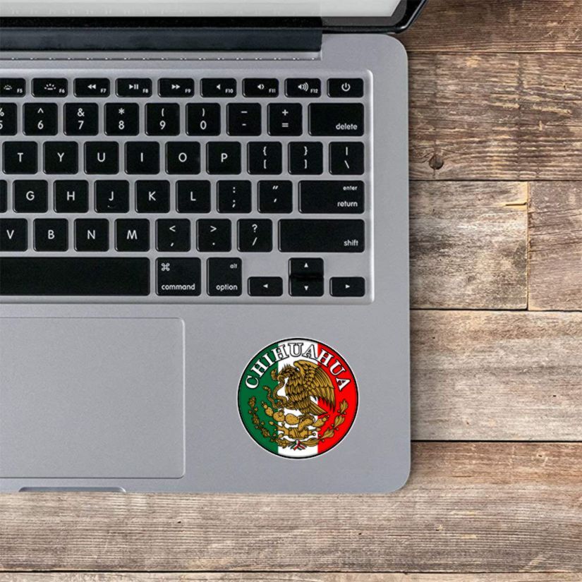 Chihuahua Mexico Round Precision Cut Decal