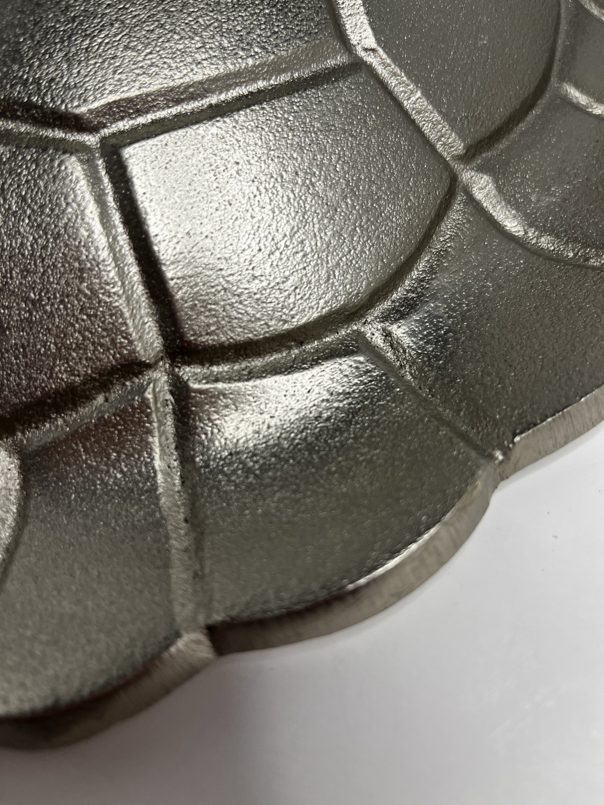Vintage Shell Wall Decor Silver Toned Heavy Metal 15" Art Tortoise 2 Available
