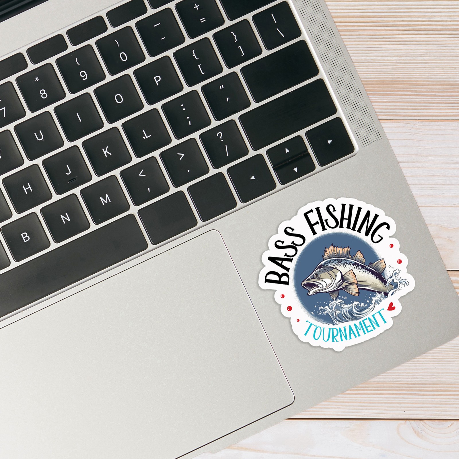 Bass Fishing Tournament – Vinyl Decal Sticker – Car Window Laptop – #1001