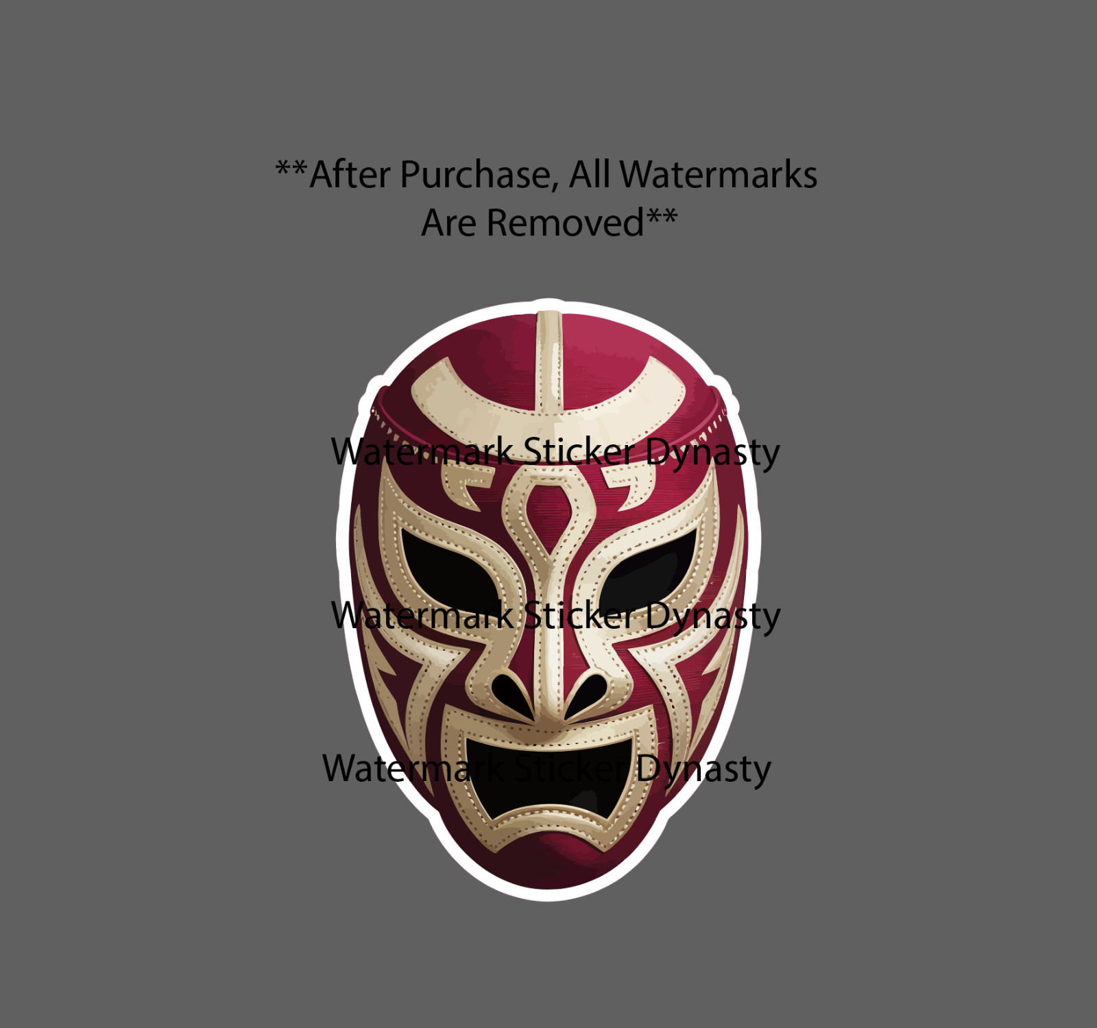 Lucha Libre Mask Sticker Waterproof Decal Wrestling Mexico Sport Gift NEW