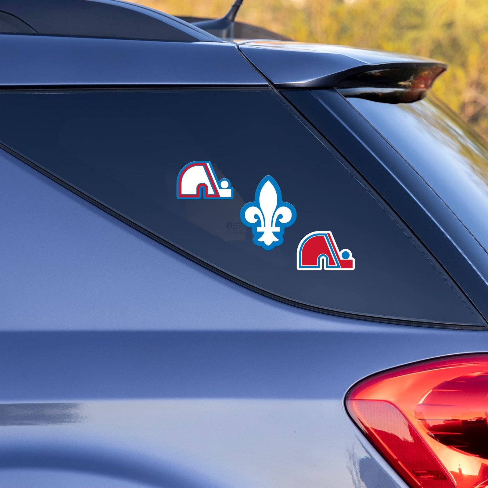Retro Sports Team Sticker Decals for Vehicles Laptops Bedrooms Set of 3