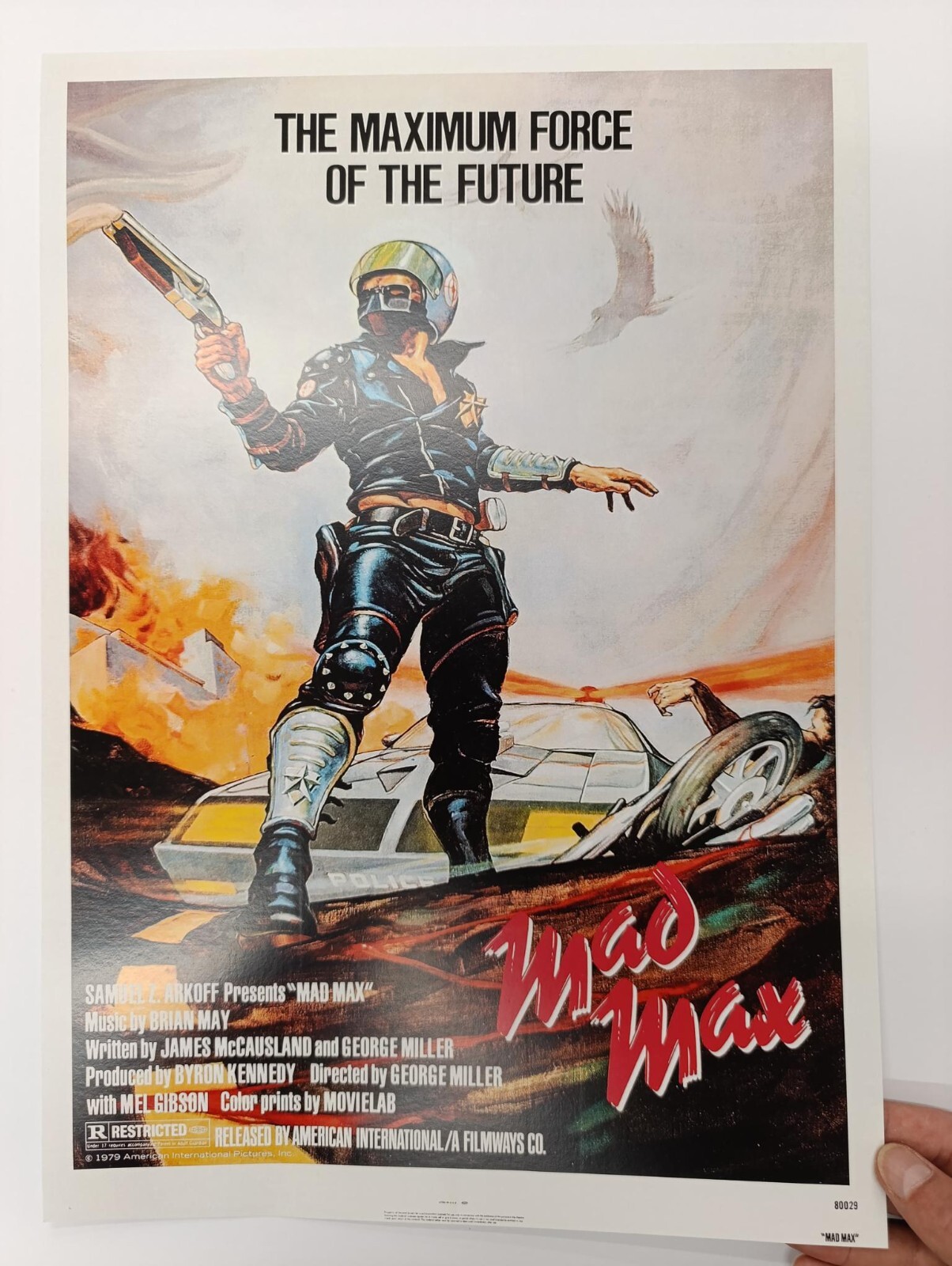 MAD MAX 1979 Poster Movie Mel Gibson 🍿🎬🍿