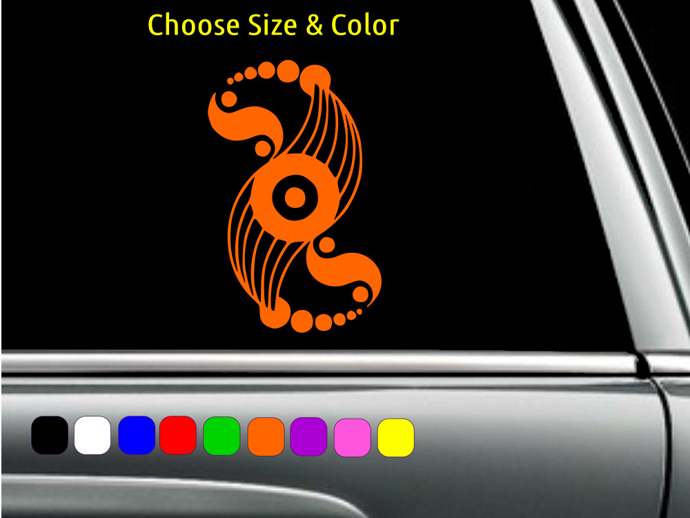 MYSTICAL CROP CIRCLE Vinyl Decal Window Wall Car Sticker CHOOSE SIZE COLOR