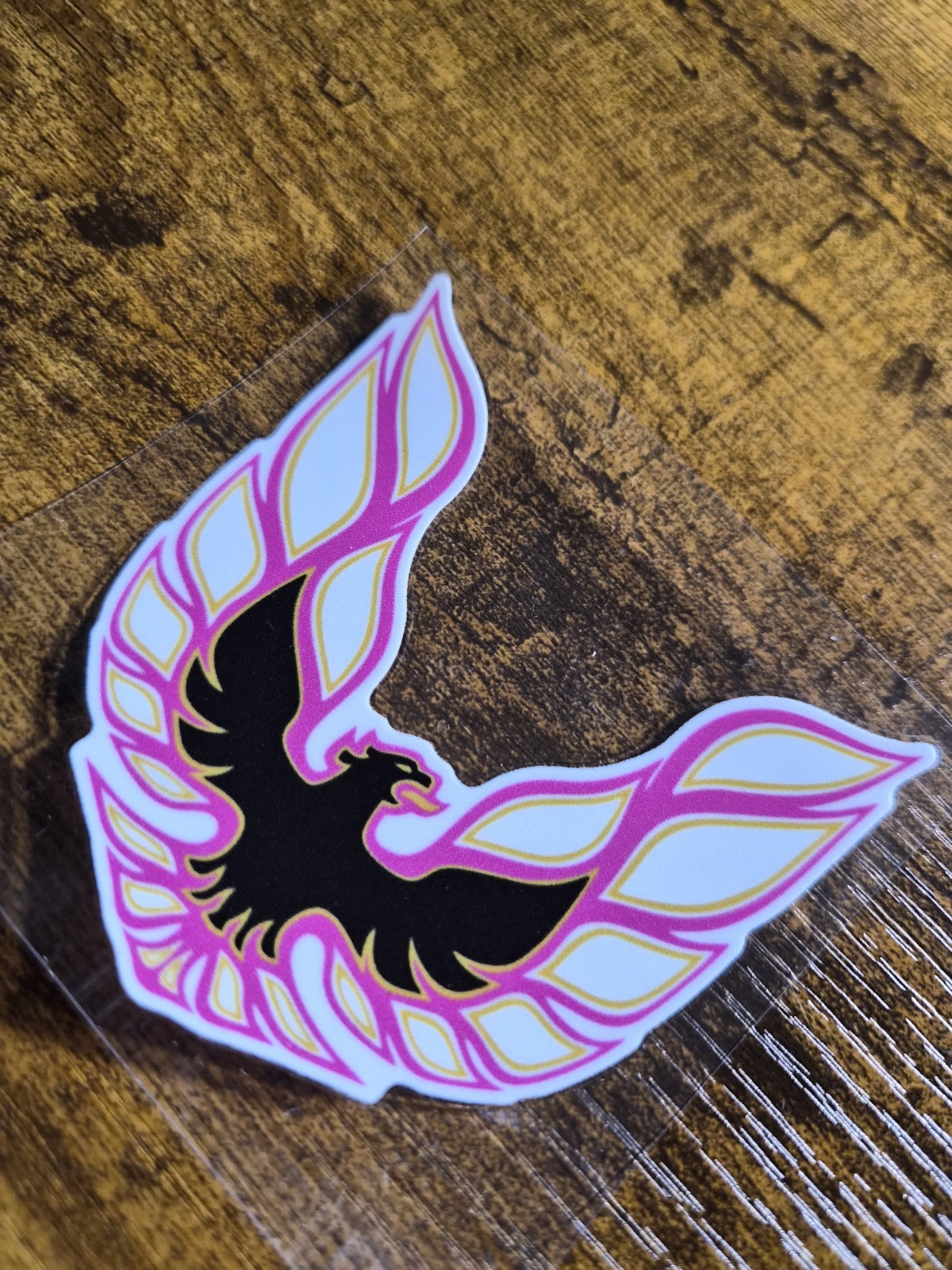 Pink UV DTF Decal Sticker waterproof USA NOT VINYL