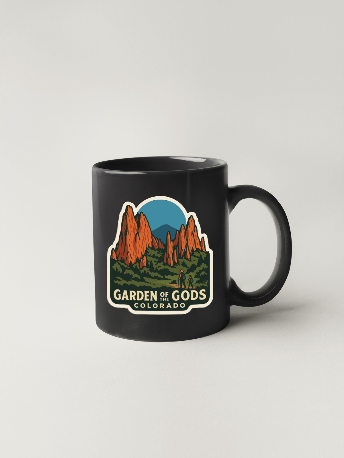 Garden of the Gods Colorado Sticker Decal Vinyl Die-Cut Symbolic Landmark Design