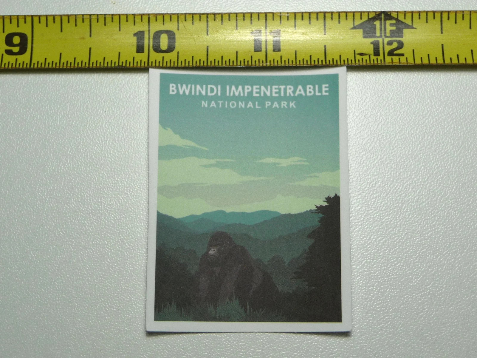 BWINDI NATIONAL PARK UGANDA AFRICA SMALL STICKER DECAL HIKING CAMPING NATURE
