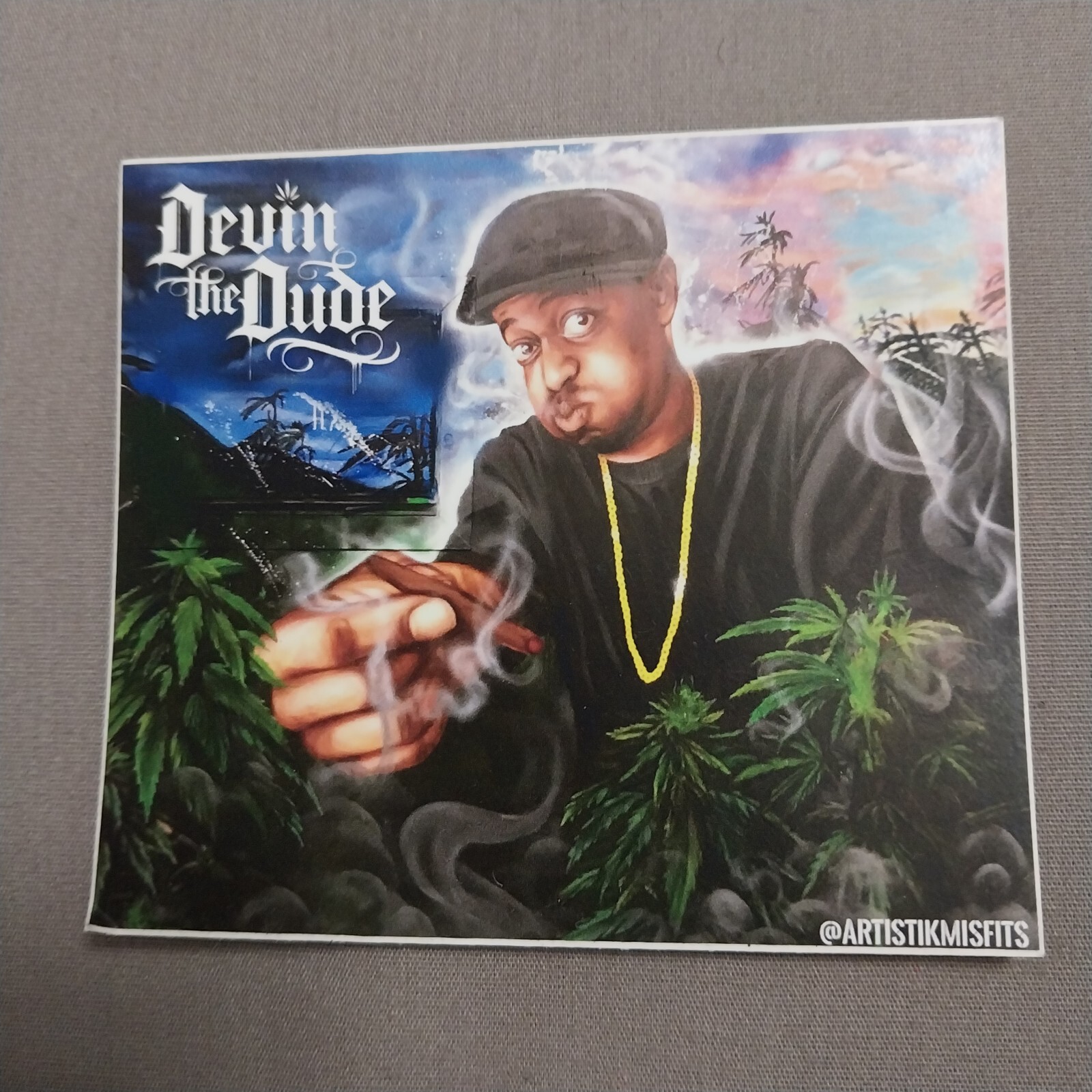 Devin The Dude Sticker, High Quality 4 inch Weather Proof Vinyl Sticker