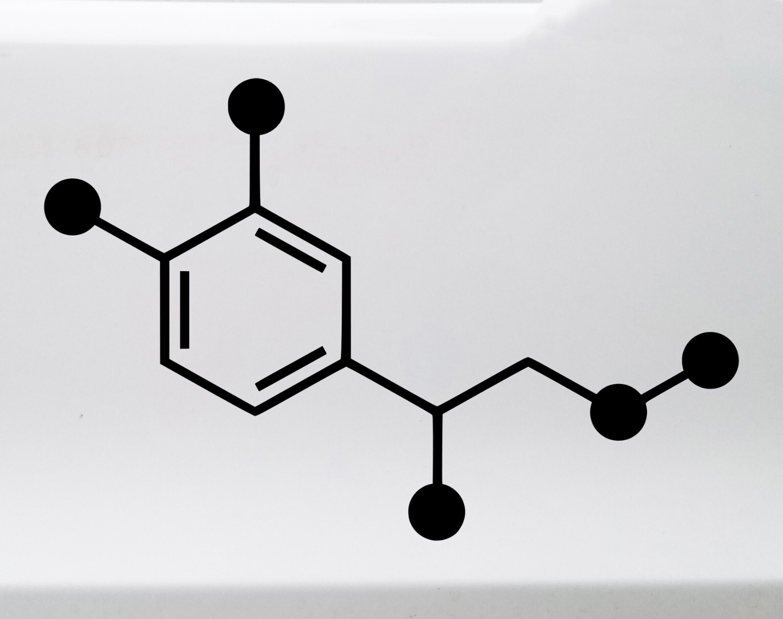 Adrenaline Molecular Compound Vinyl Decal V2 Chemical Structure Die Cut Sticker