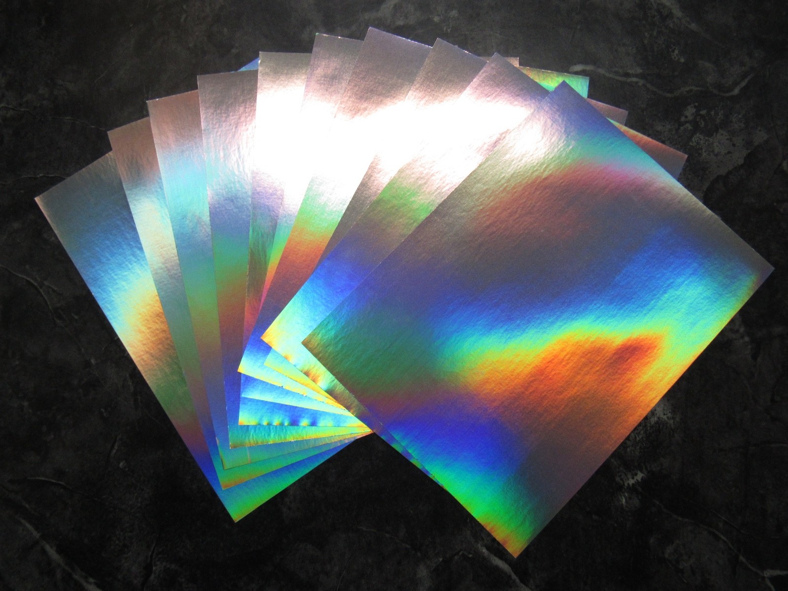 10 Blank EGG-SHELL Sticker Sheet 6"x8" HOLO Graffiti Art Street Jumbo Eggshell