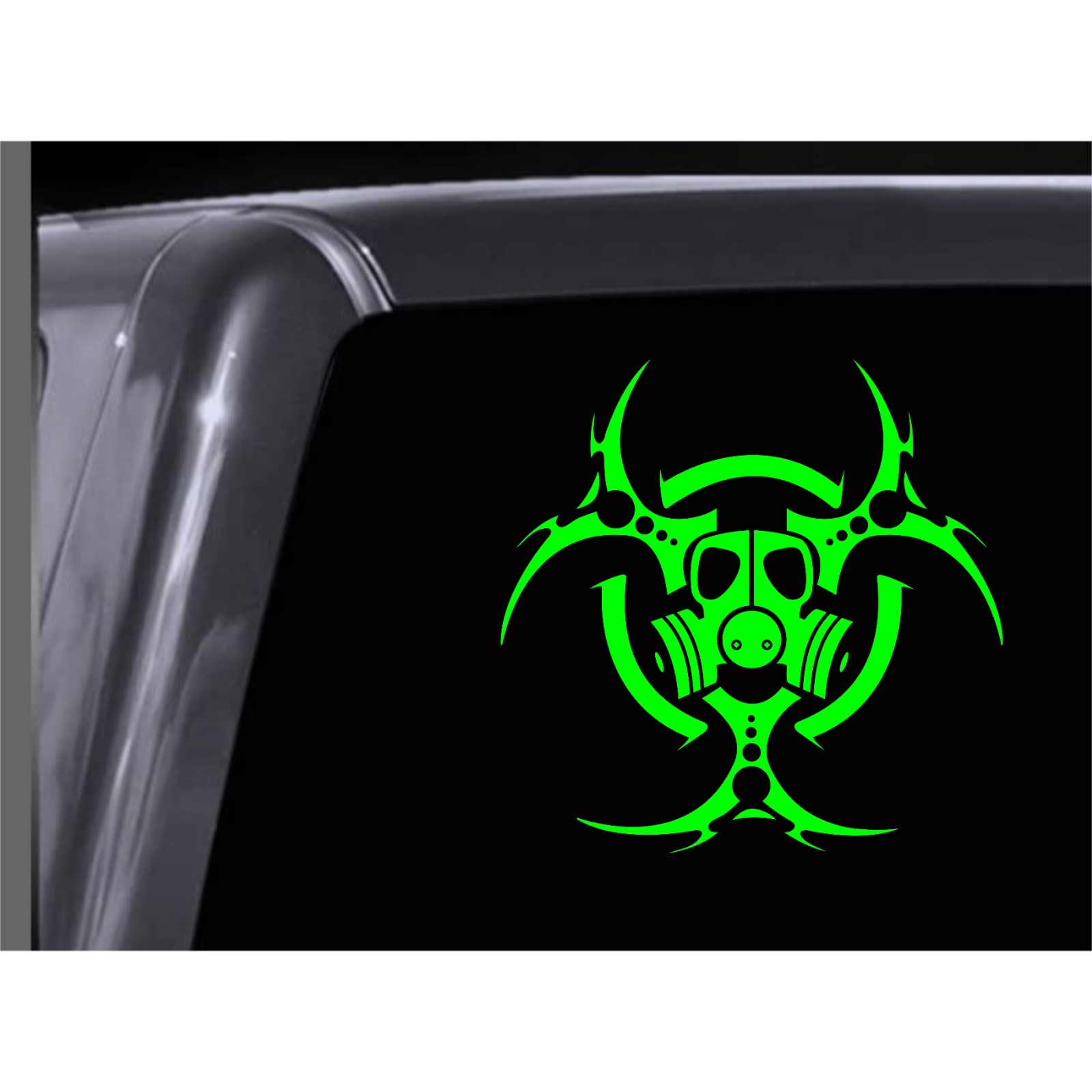 BIOHAZARD GASMASK Vinyl Window Decal Sticker Car Truck Van