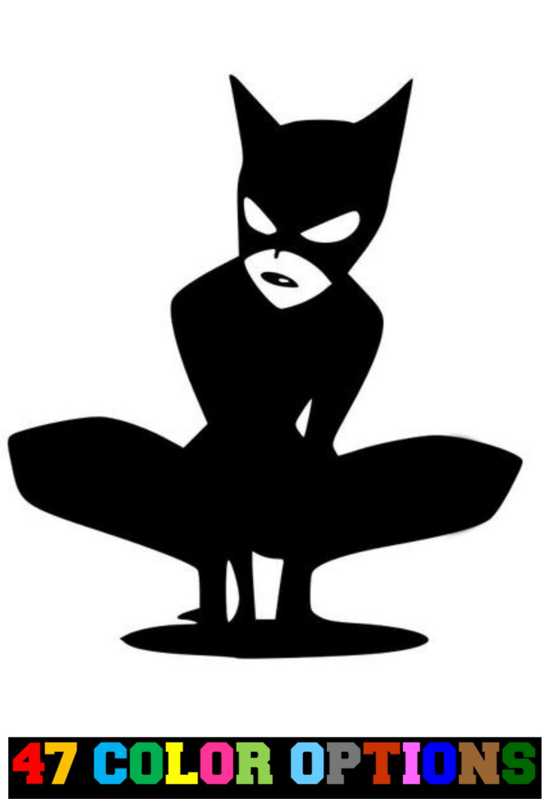 Vinyl Decal Truck Car Sticker Laptop – DC Comics Batman Animated Catwoman