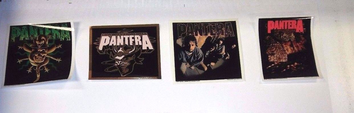 2 sets of Pantera 5" Vinyl decals – Dimebag METAL Vinnie – 8 stickers total