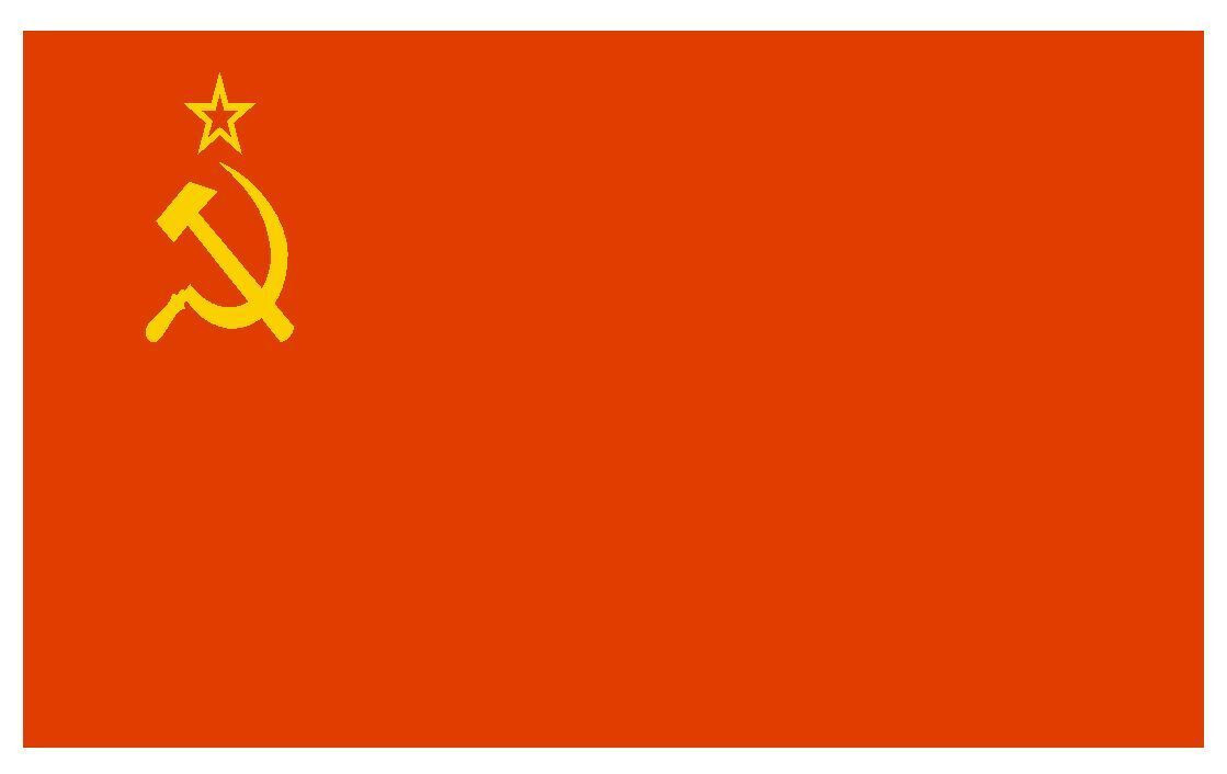 USSR International Flag Sticker Decal F540