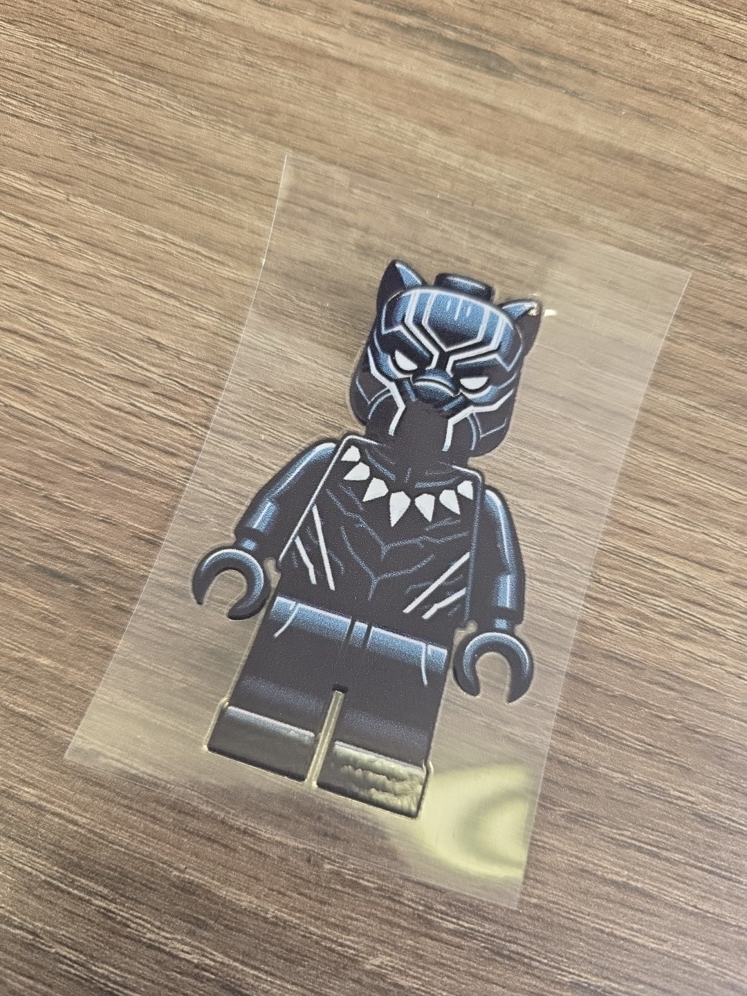 Lego Black Panther Figurine UVDTF Decal Made In USA Waterproof