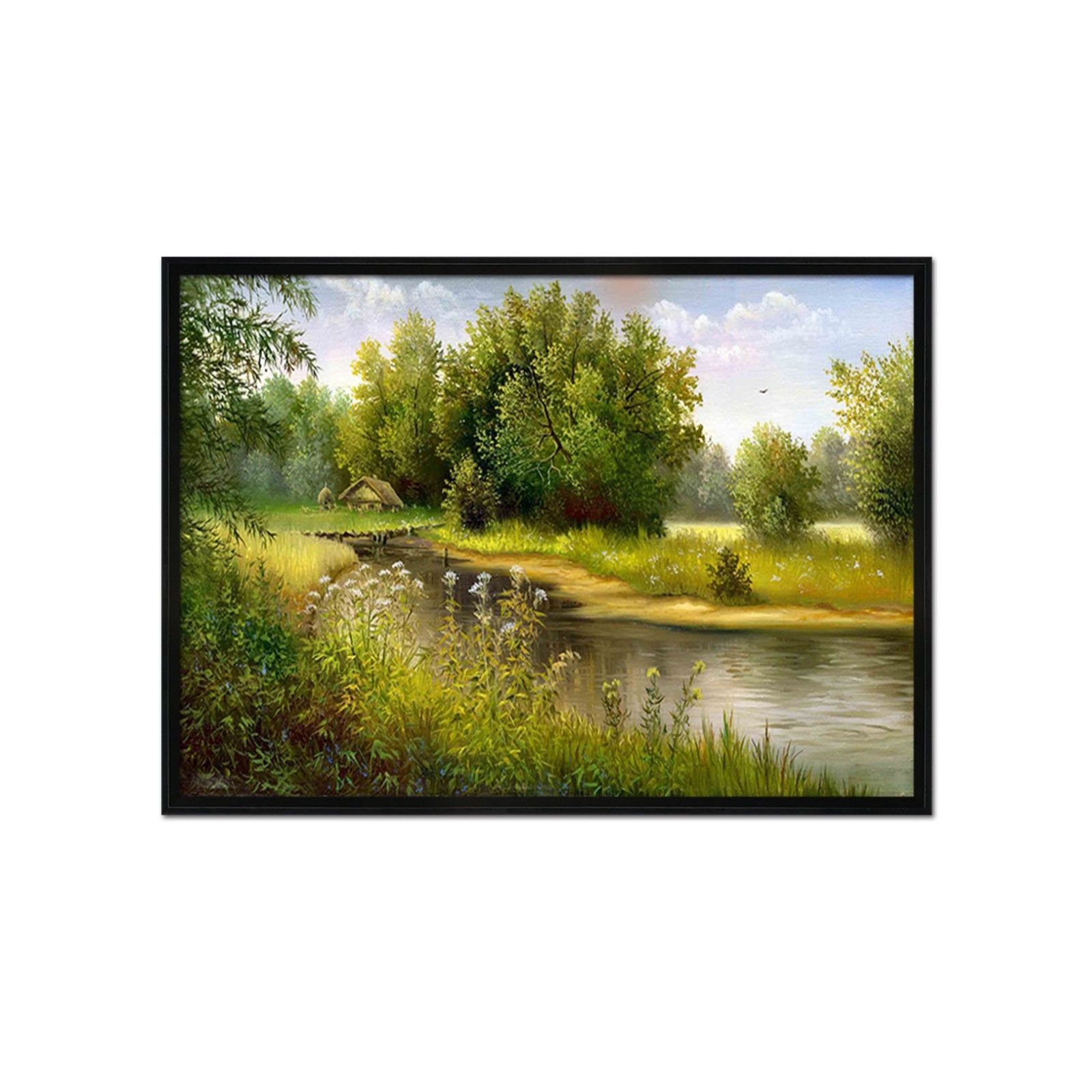 3D Clear River 4 Framed Poster Home Decor Print Painting Art AJ WALLPAPER