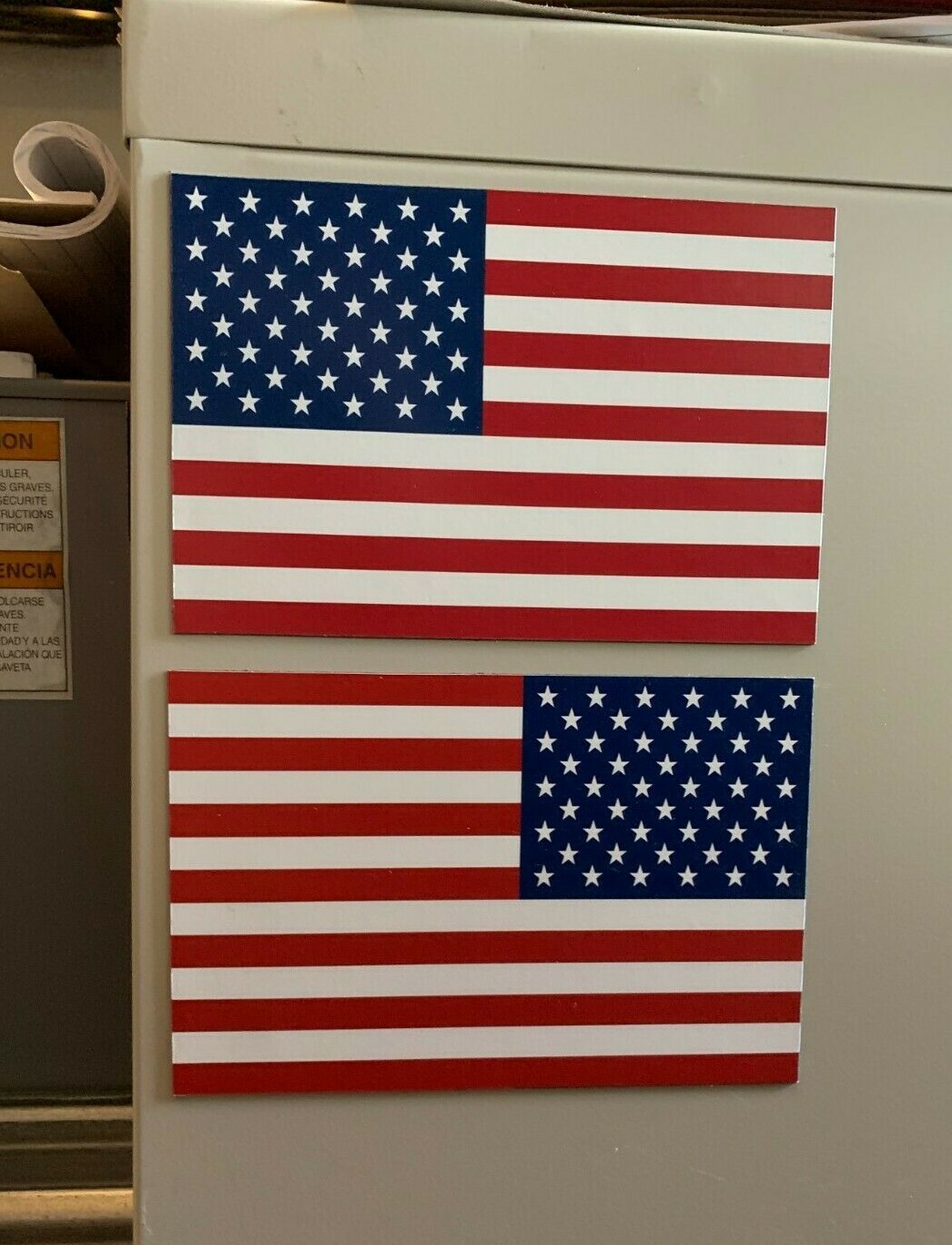 american flag magnet reverse direction car magnet 4" x 6" car truck flag magnet