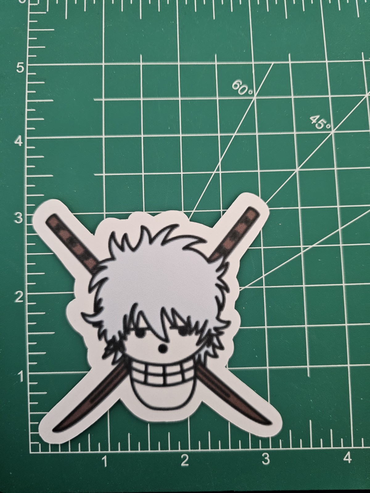 Matte Anime One Piece Stickers