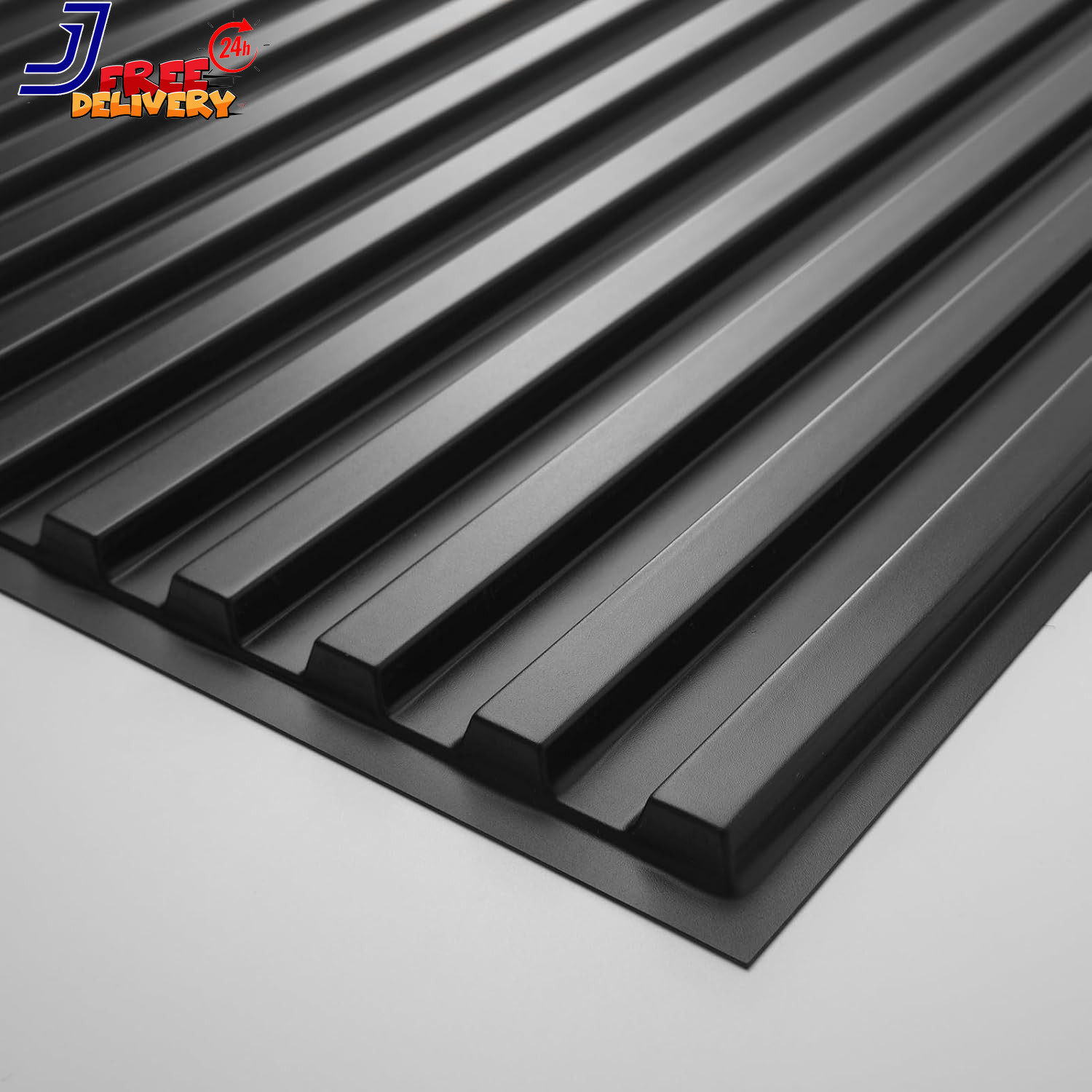 6-Pack Slat Design 3D Wall Panels for Interior Wall Decor 2X4 FT PVC Decorative