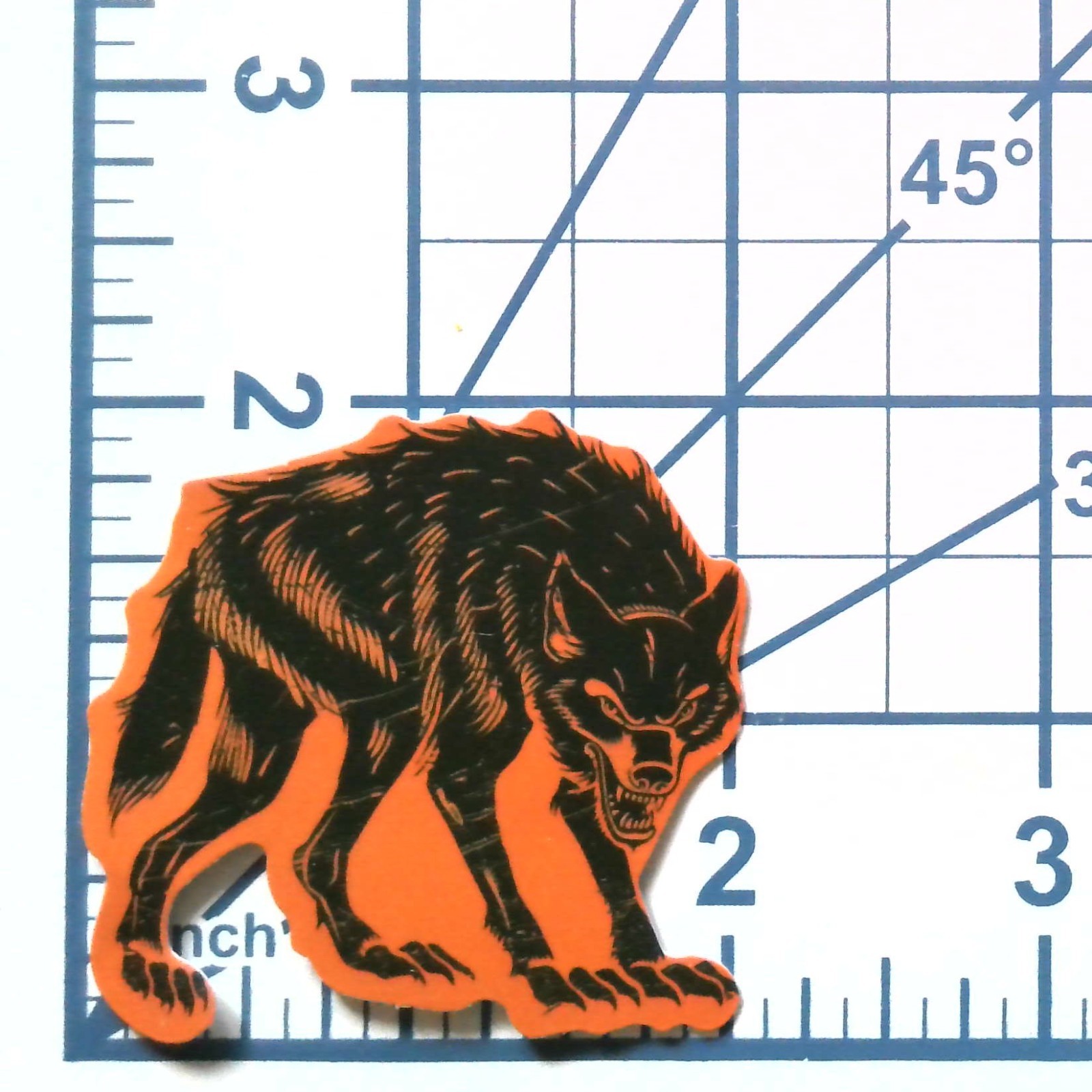 Halloween Werewolf Sticker Wolf Vinyl Die Cut Spooky Goth Laptop Decal Scrapbook