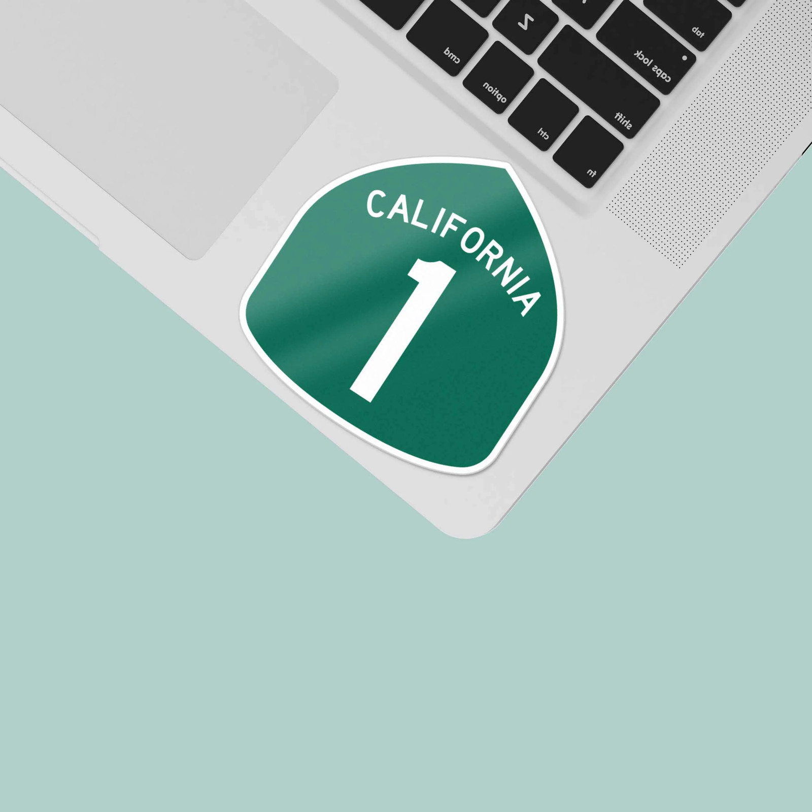 California Highway 1 Road Sign Sticker – Cool Los Angeles CA Decals