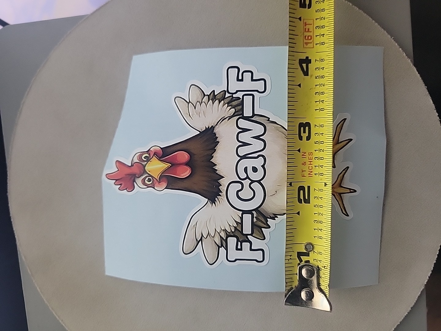 F Caw F Crow Sticker Offensive Humor Edgy Sarcasm Decal Adult Joke Vinyl Joke