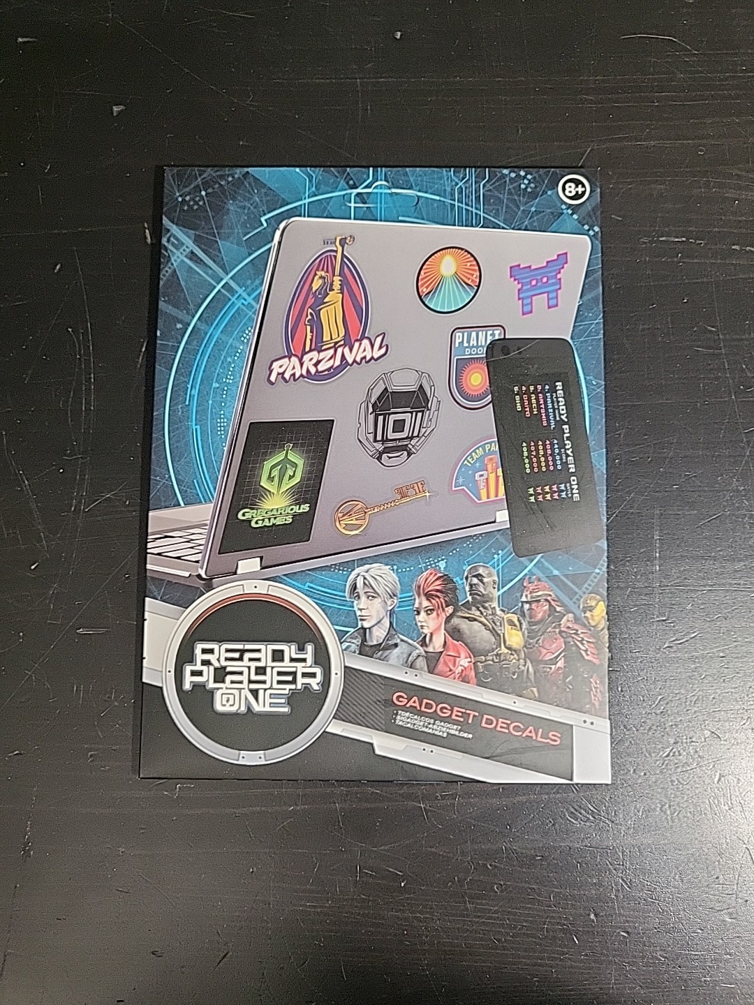 NEW Ready Player One Gadget Decals 4 Sheets of Waterproof Removable Decals