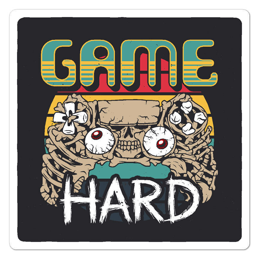Game Hard Controller Sticker Decal
