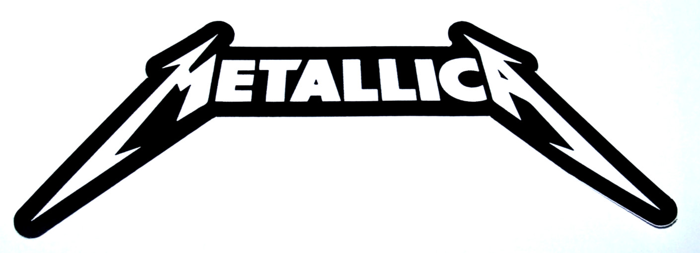 METALLICA Logo LG Die Cut Sticker Decal Official Heavy Metal Band