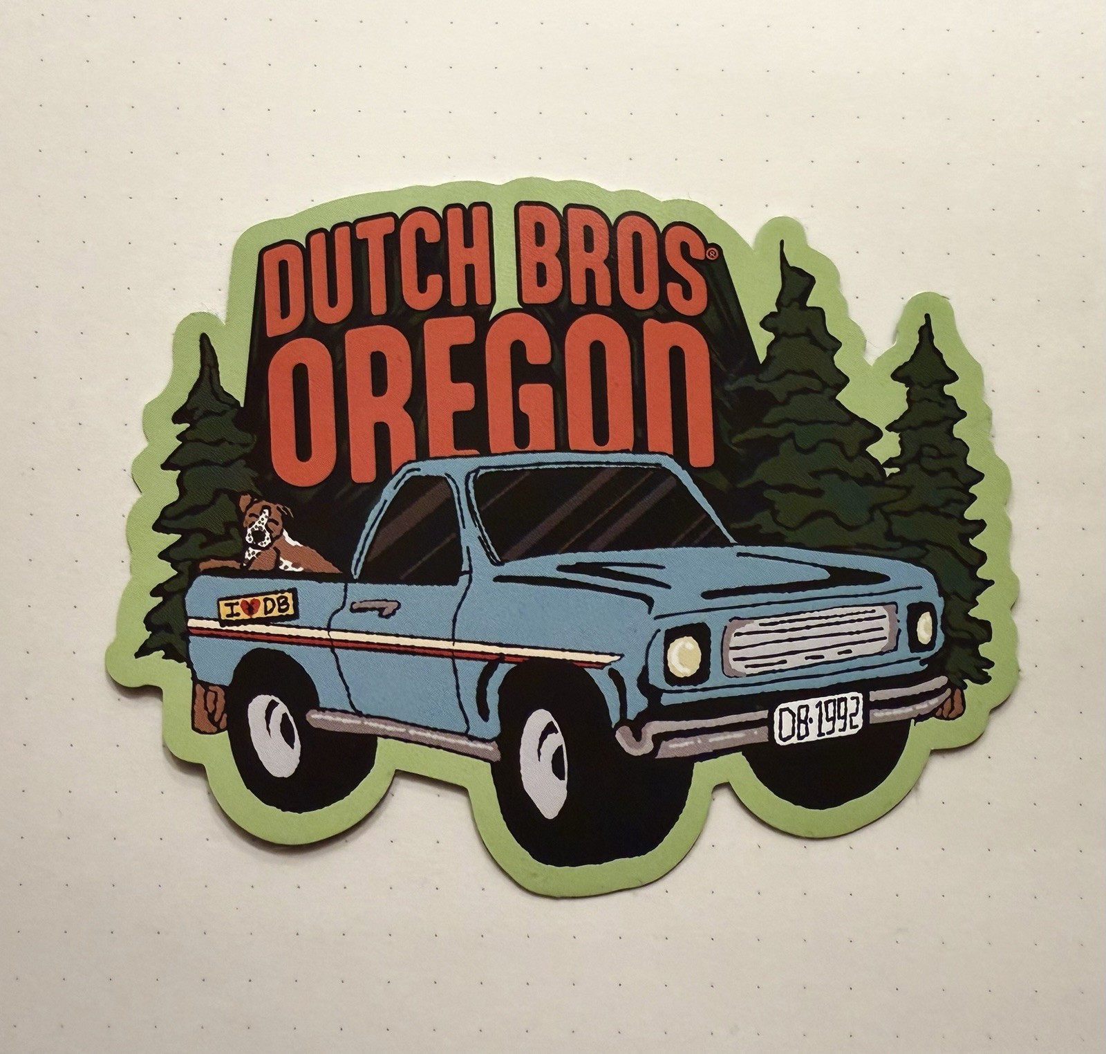 Dutch Bros Oregon Exclusive June 10th State Sticker