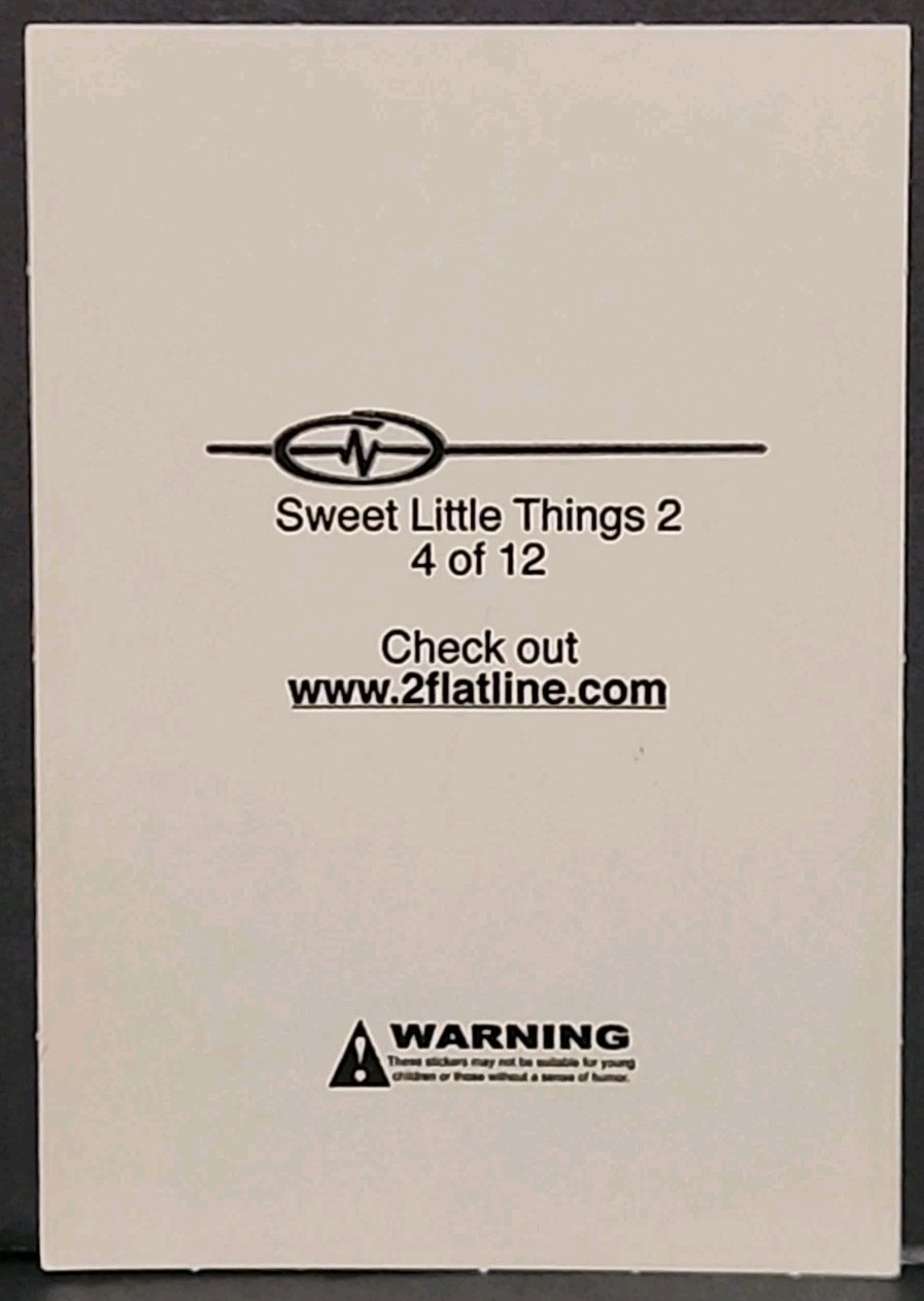 Vintage Flatline Corp 2004 Sticker "poop happens !"