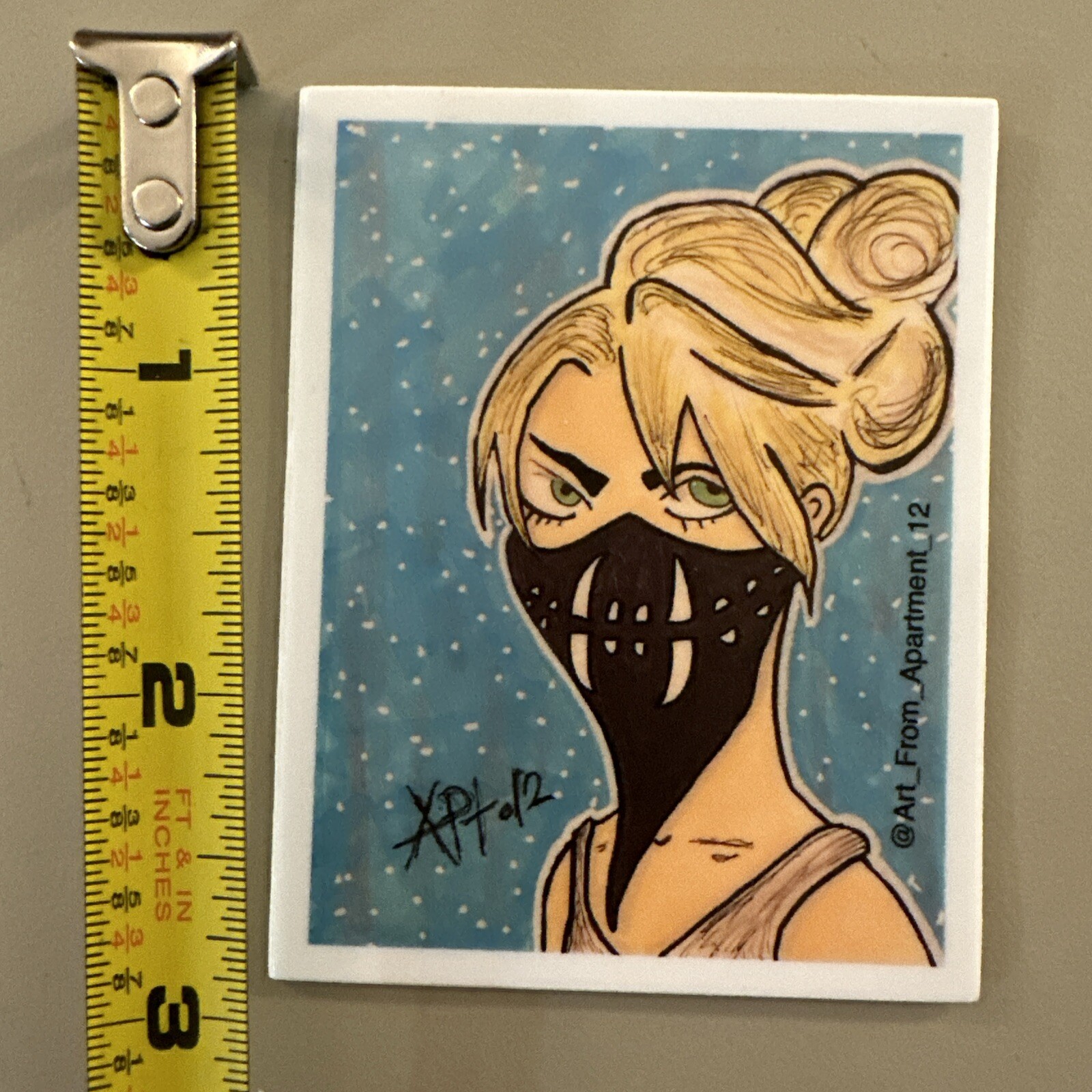 Blonde Pin-Up (This Is a Sticker, Dishwasher Safe) SIKLC/Pop Art/Anime/Cartoon
