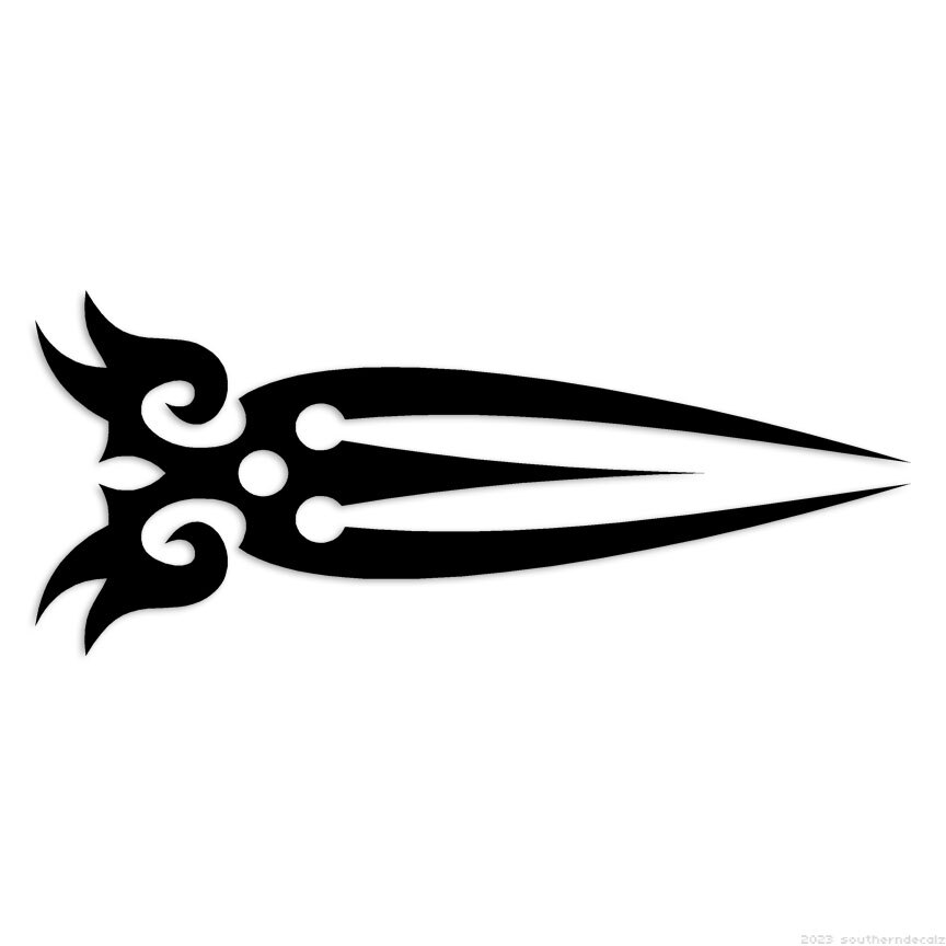 Tribal Pinstripe – Decal Sticker – Multiple Colors & Sizes – ebn7498