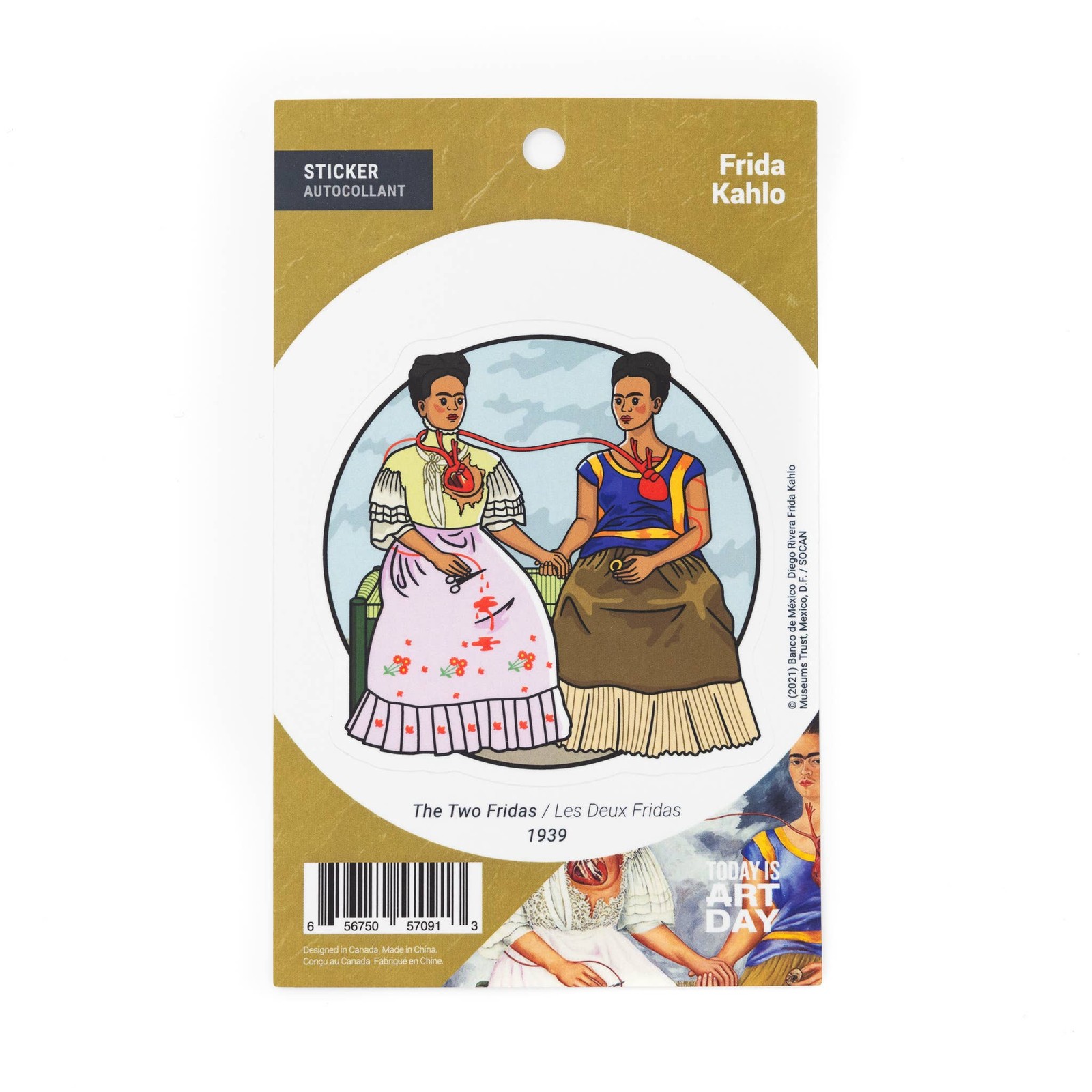 Sticker – Two Fridas – Frida Kahlo