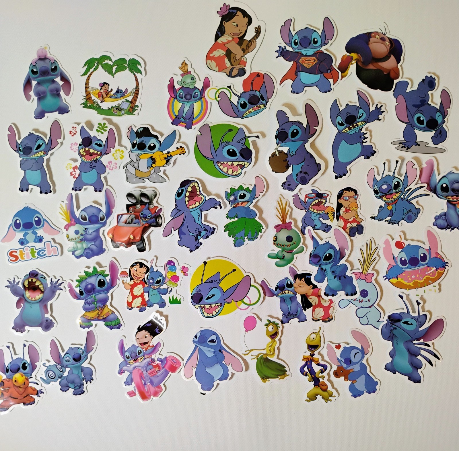 10 PC Custom Lilo&Stitch Vinyl Stickers 2.5"-3" Randomly Selected No Duplicates