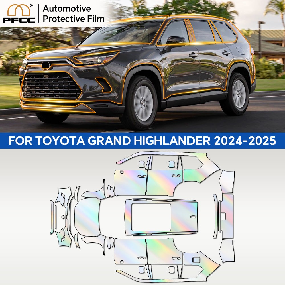For Toyota Grand Highlander 2024-UP Full Car Precut Paint Protection Film PPF