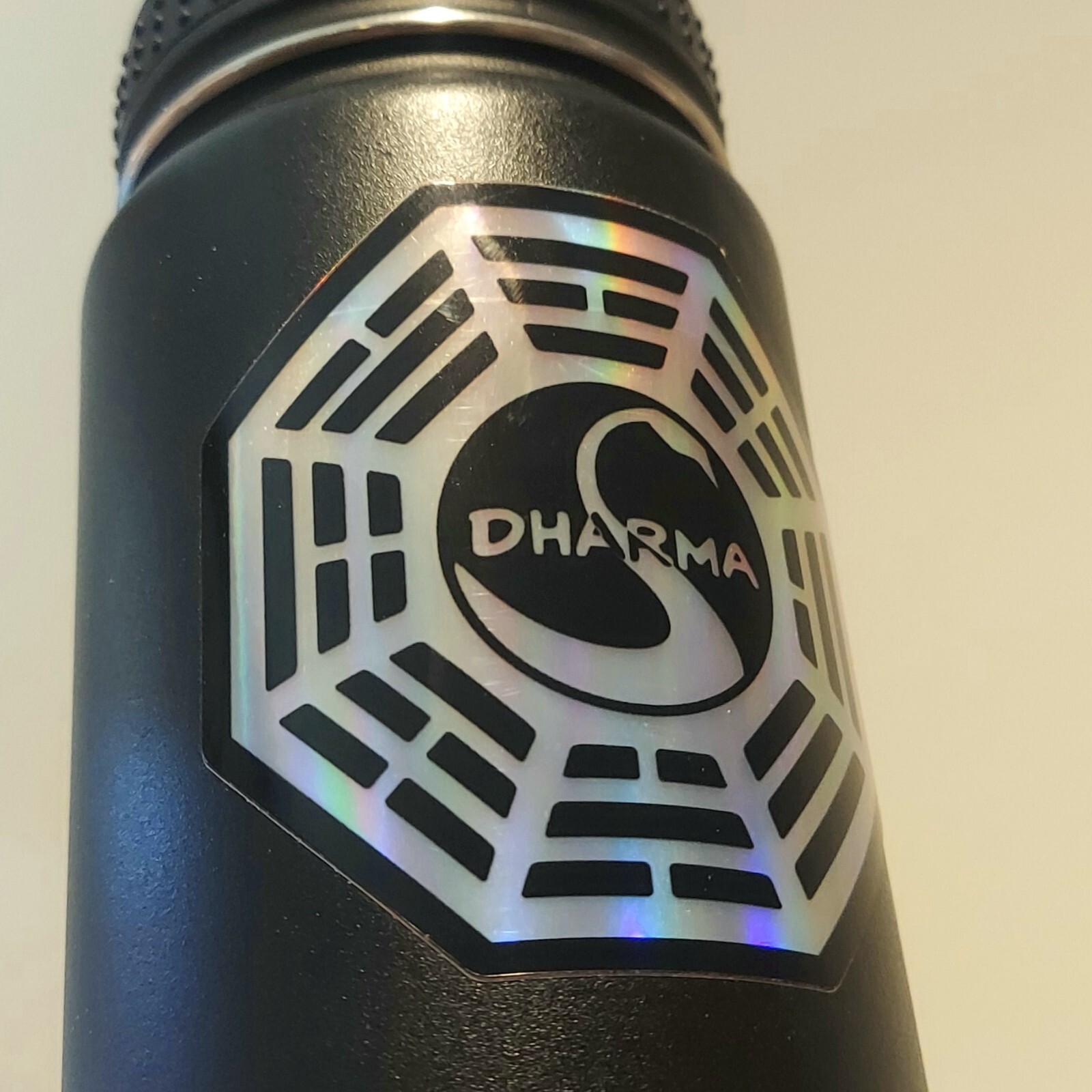 LOST Dharma Initiative SWAN Station Reflective Holographic Holo Decal / Sticker
