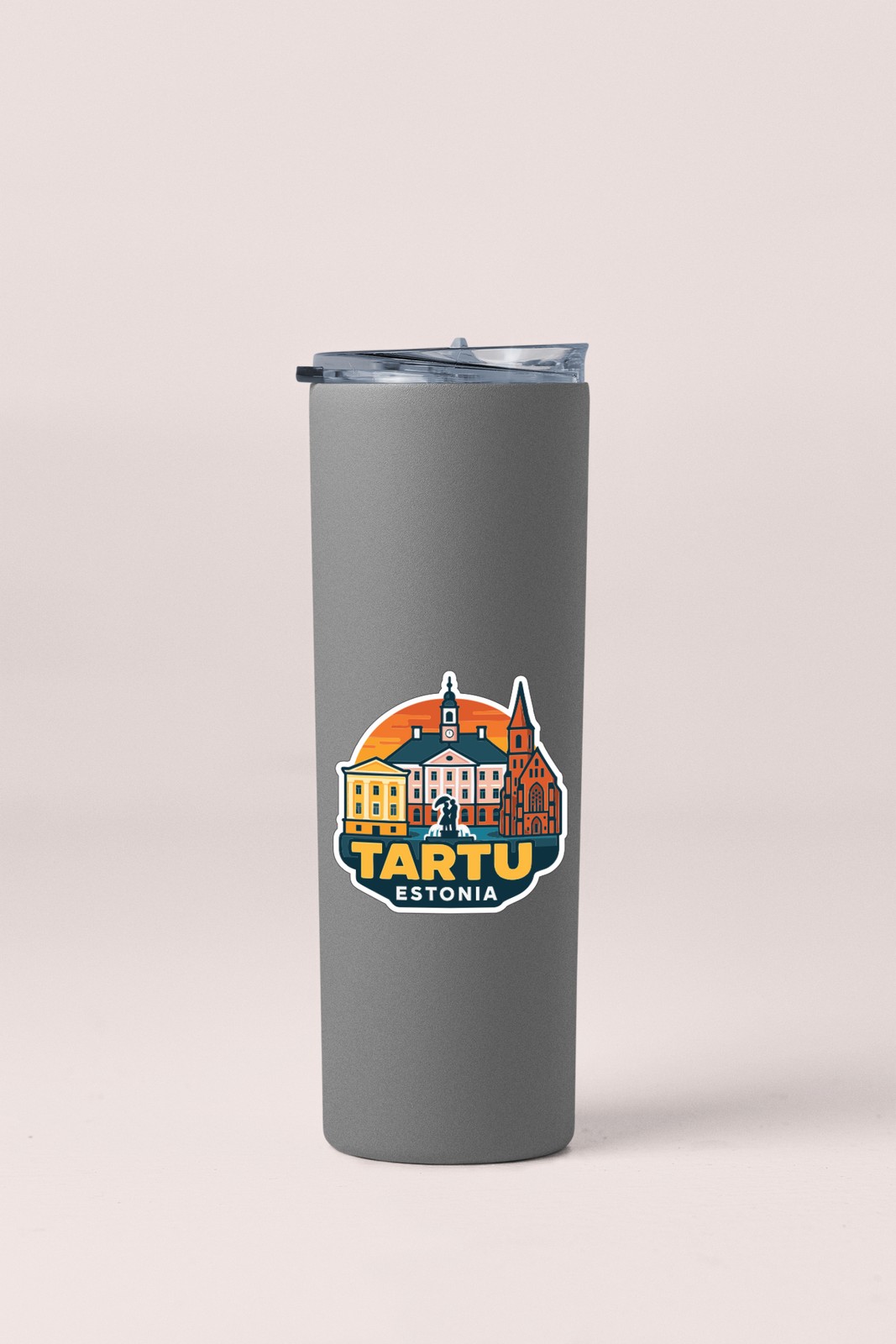 Tartu Estonia Sticker Decal Vinyl Die-Cut City Skyline Landmark Design
