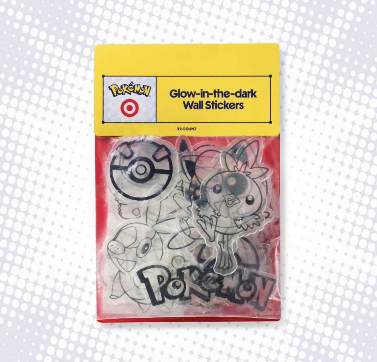 Target X Pokemon Glow-In-The-Dark Wall Sticker 30th Anniversary