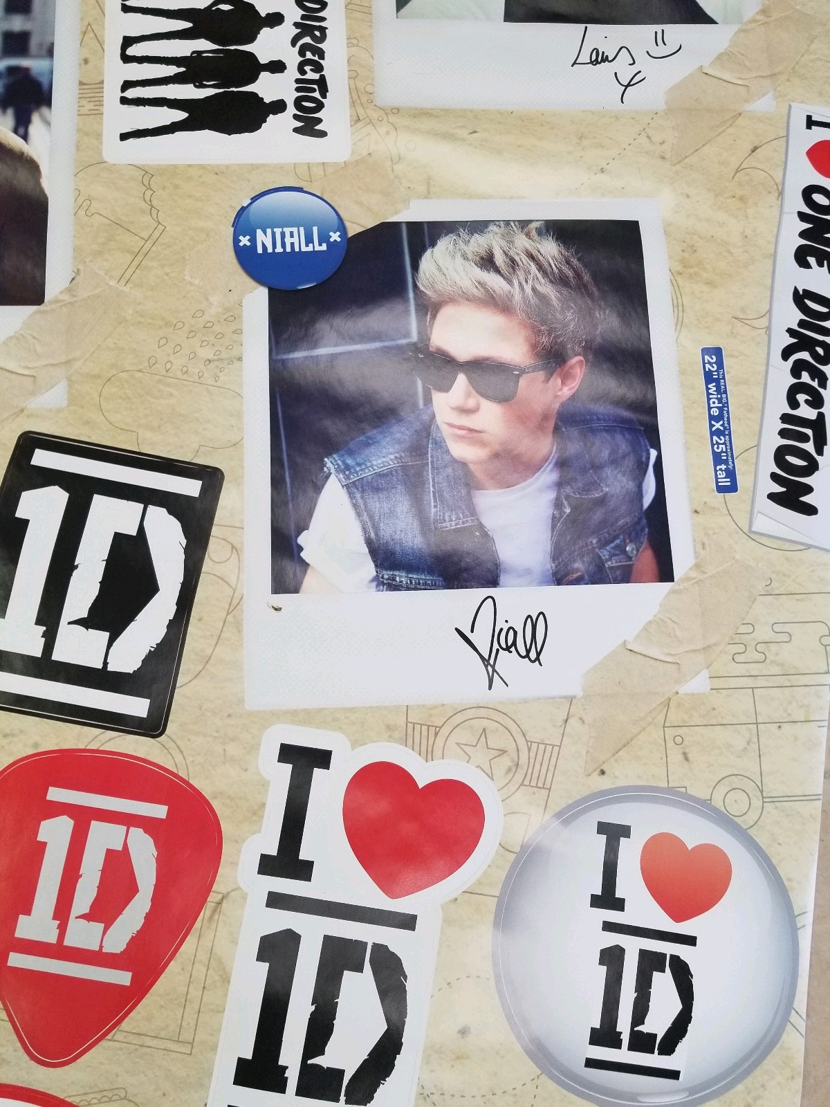 Fathead Wall Decal One Direction Collection PEEL & STICK Liam Payne Harry Styles