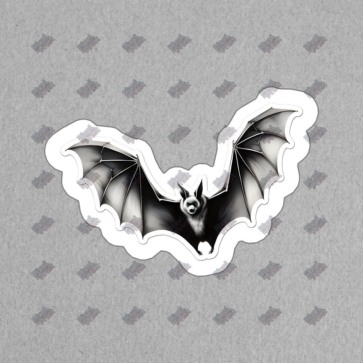Detailed Bat Vinyl Sticker Decal Perfect for Home Decor, Laptops, #685017