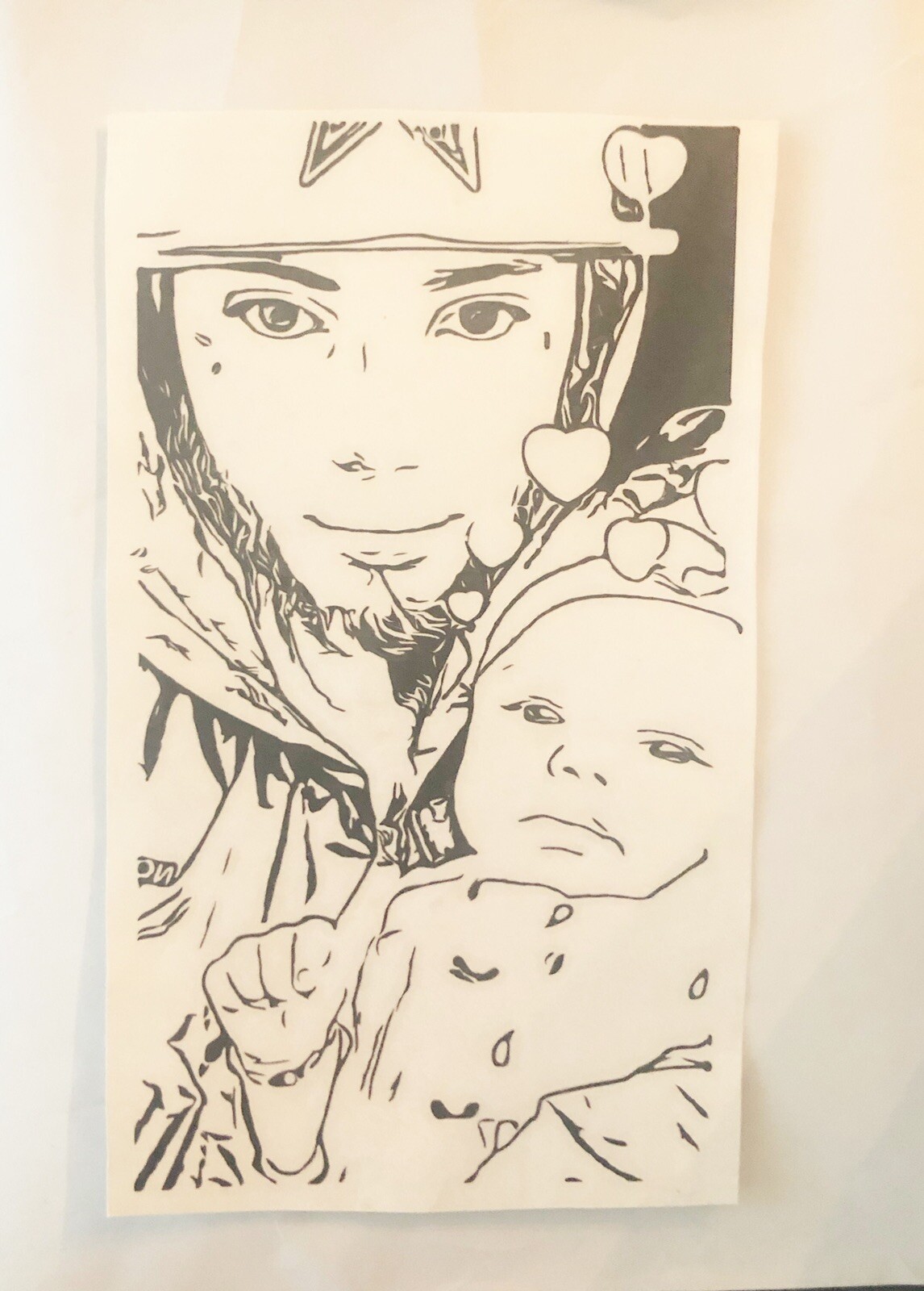 Personalized Photo Custom Keepsake Decal Sticker Birthday Mother’s Day Gift Sale