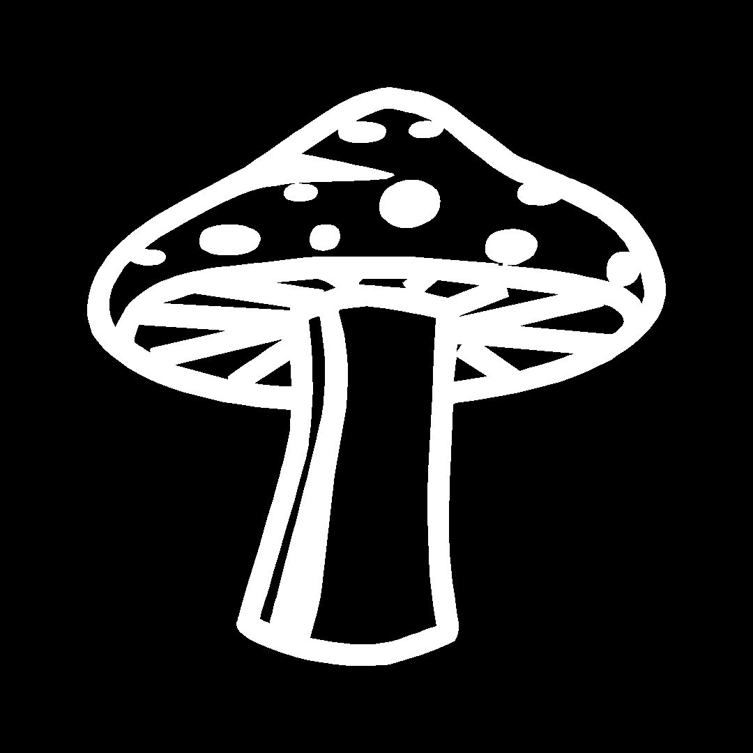 MUSHROOM Vinyl Decal (3 Sizes, 12 Colors) SD
