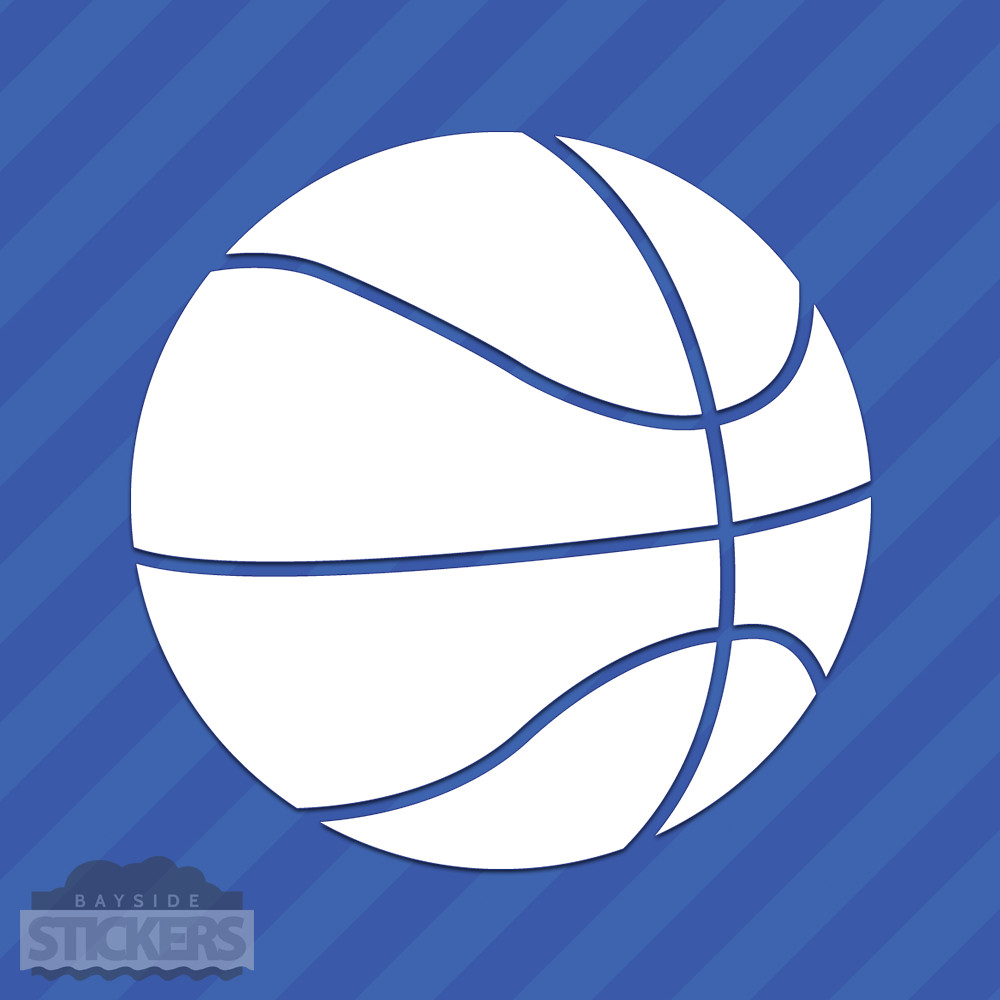 Basketball Vinyl Decal Sticker