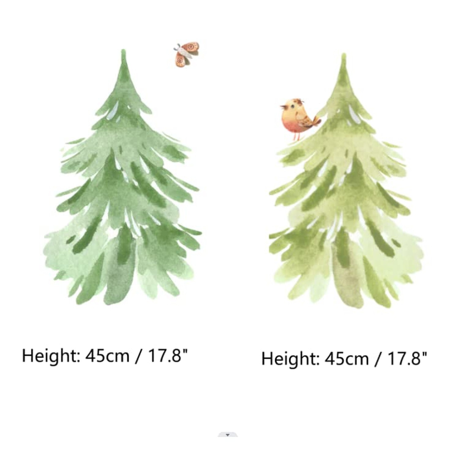 Woodland Nursery Wall Decals for Boys Girls Baby Nursery Kids Neutral Bedroom…