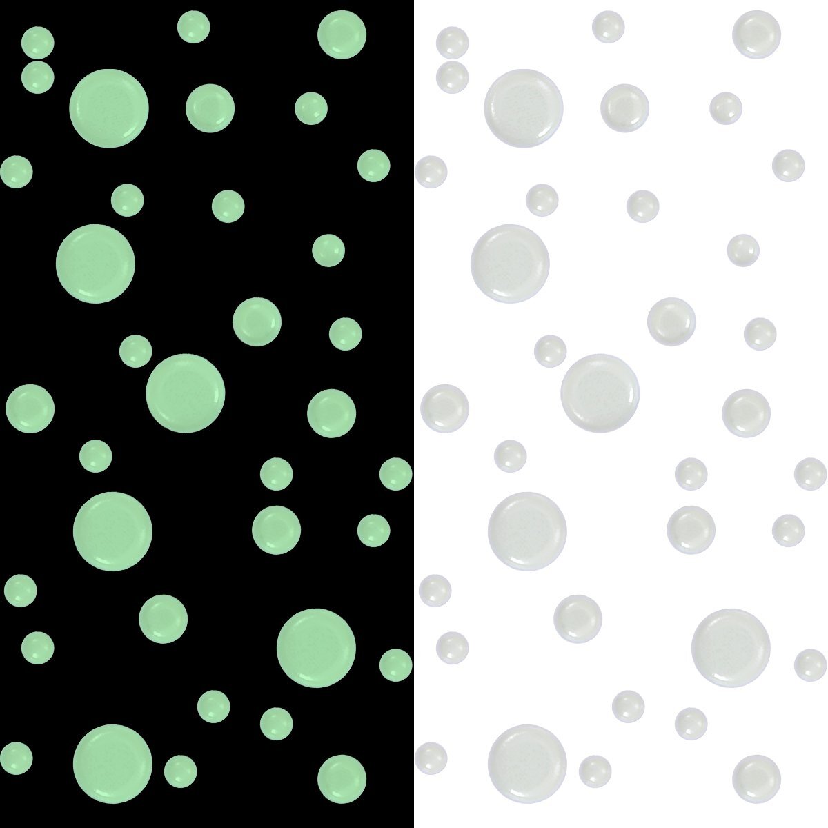 606 Pcs Realistic 3D Domed Glow In The Dark Stars Dots for Starry Sky Home Decor