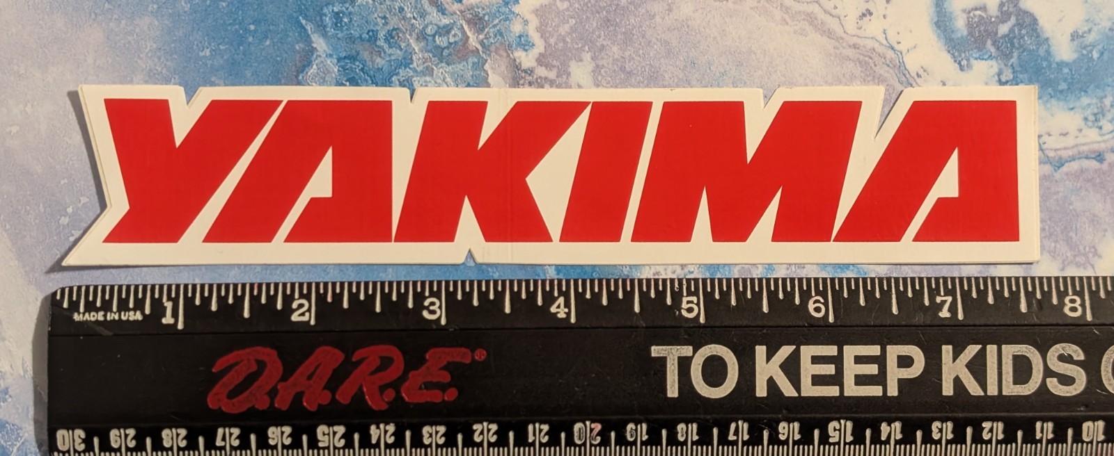Yakima Roof Racks Die-Cut Sticker Decal – Bike Snow Camping Cargo Hitch Towing