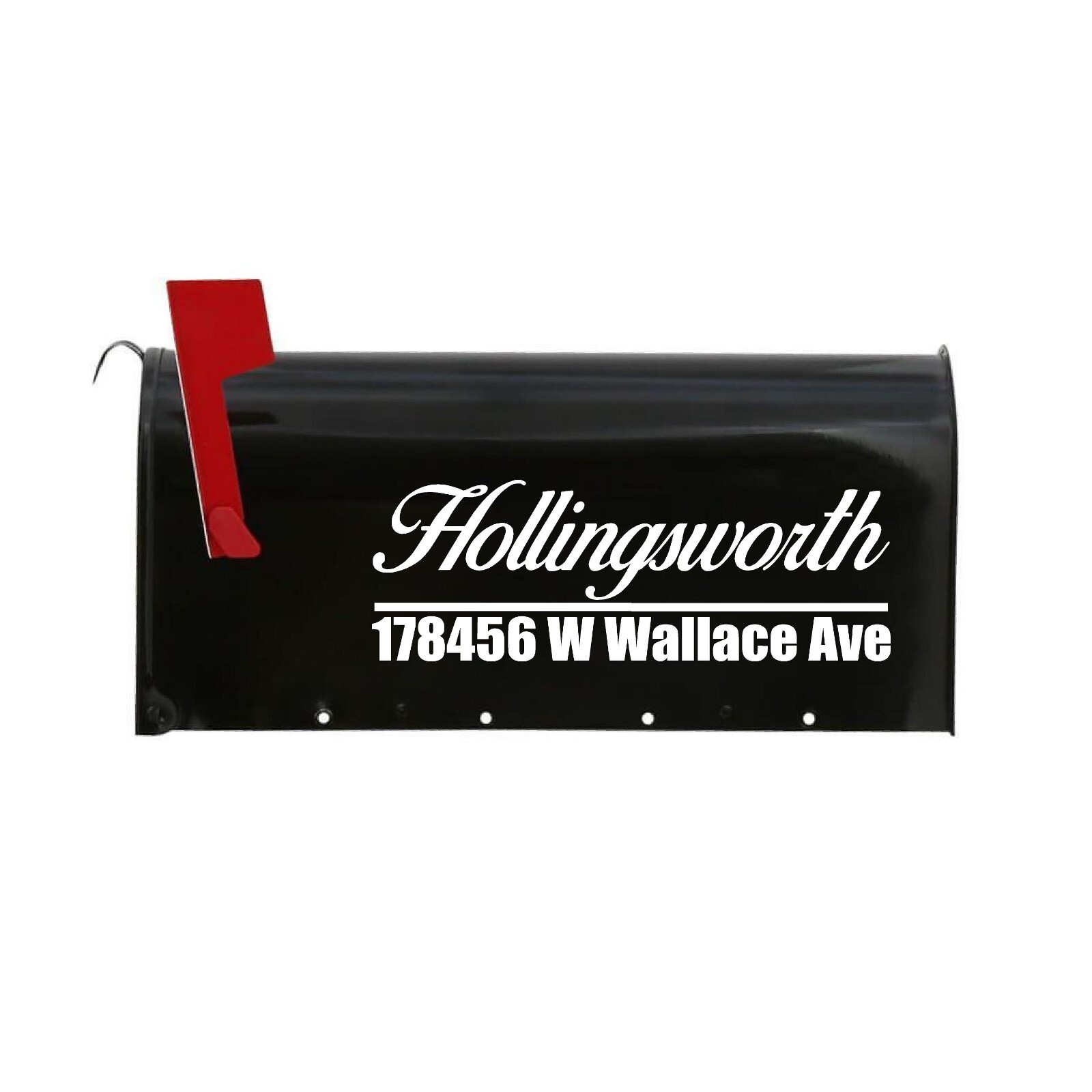 Pair Mailbox Stickers Letters Personalized Custom Address Numbers Name Decal